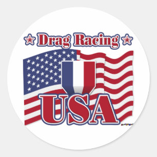 Sleep Racing USA Ronde Sticker