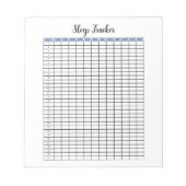 Sleep Tracker Planner Notitieblok (Voorkant)