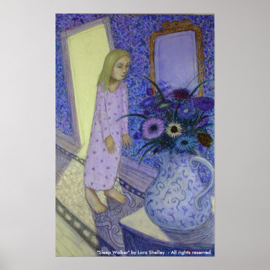 Sleep Walker - door Lora Shelley Poster (Voorkant)