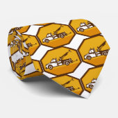 sleepboardzijdelingse uitzicht retro stropdas (Opgerold)