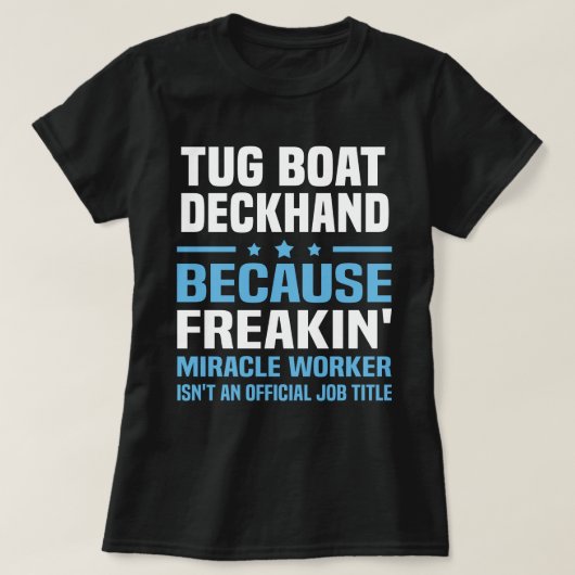sleepboot-dekhand t-shirt (Design voorkant)