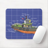 Sleepboot Muismat (Met muis)