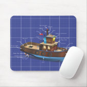 Sleepboot Muismat (Met muis)