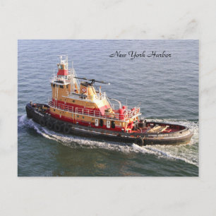 Sleepboot, Zachary Reinhauer, New York Briefkaart