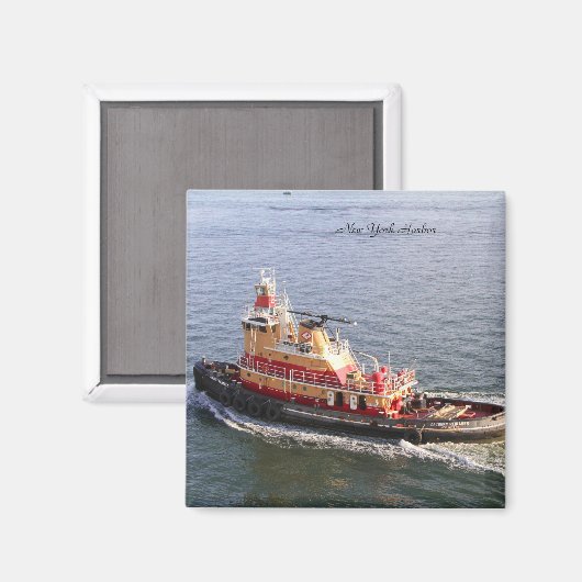 Sleepboot, Zachary Reinhauer, New York Magneet (Voorkant / Achterkant)