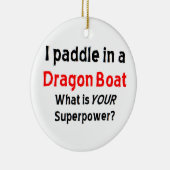 sleepbootpeddel keramisch ornament (Rechts)