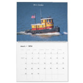 Sleepboten op de Hudson River Running Light 2024 Kalender (Mar 2026)