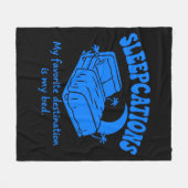 Sleepcations Fleece Deken (Voorkant (Horizontaal))