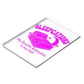 Sleepcations Notitieboek (Linkerzijde)
