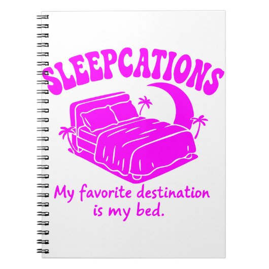 Sleepcations Notitieboek (Voorkant)