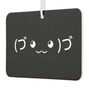 Sleepende emoticon (づ ◕ ‿ ◕) づ Japanse Kaomoji Air Luchtverfrisser