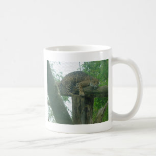 Sleepende tijger op bomen, bossen, Natuur, wilde d Koffiemok