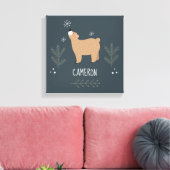 Sleepig Beer Canvas Afdruk (Insitu (Woonkamer))