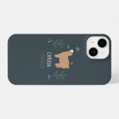 Sleepig Beer iPhone Hoesje (Achterkant horizontaal)