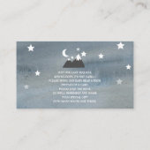 Sleepig Beer Keub Neutraal Baby shower Book Reques Informatiekaartje (Achterkant)