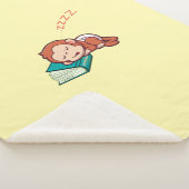 Sleeping Baby Monkey Blanket beroemd gemaakt door  Sherpa Deken (3/4)