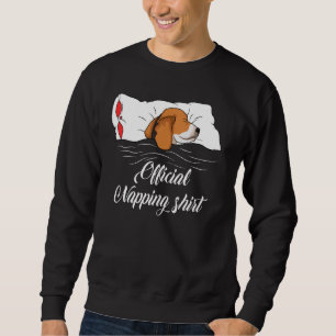 Sleeping Beagle Pyjamas Dog Officiële Napping Trui