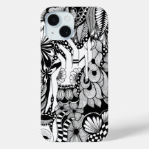 Sleeping Beauty – Monochrome Floral Hand-Drawn Art