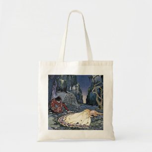 Sleeping Beauty Princess French Illustrati Tote Bag