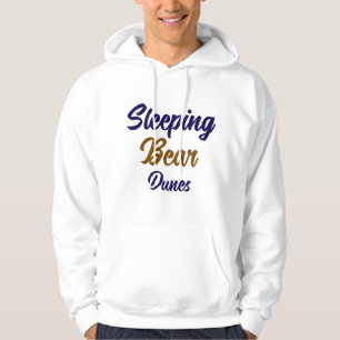 Sleeping Beer Dunes Michigan Gedrukte Hoodie