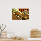 Sleeping Buddha-Poster Poster (Keuken)