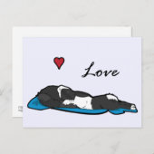 Sleeping Bunneh Briefkaart (Voorkant / Achterkant)