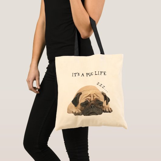 Sleeping Canvas tas geïllustreerd (Voorkant (product))