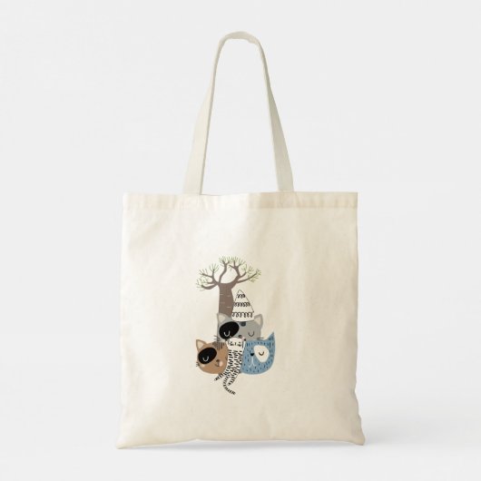 Sleeping cat Tote Bag (Dos)