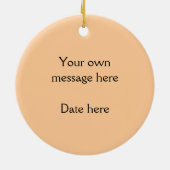 Sleeping Cheetah Cub Foto Keramisch Ornament (Achterkant)