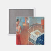 Sleeping Child, 1924 Magneet (Voorkant / Achterkant)