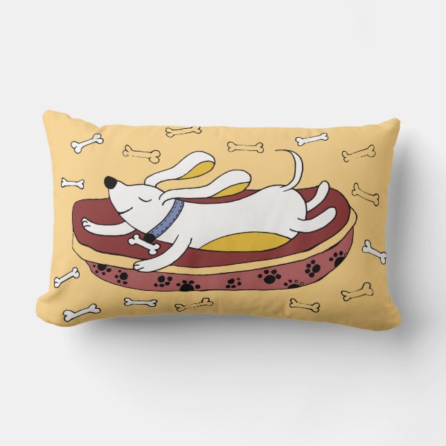 Sleeping Dog 2 Kussen (Voorkant)