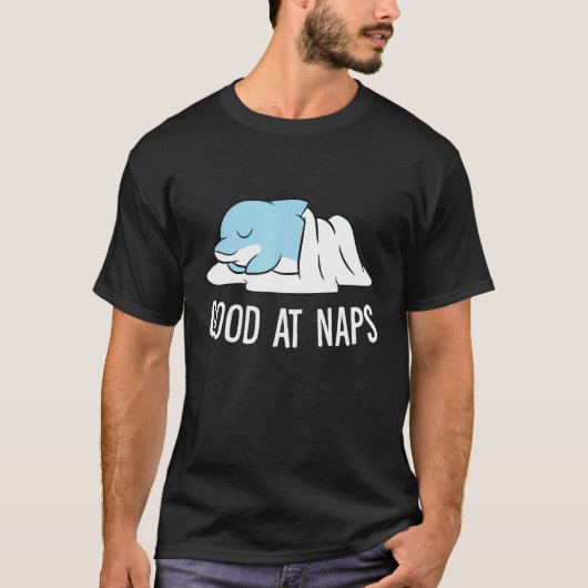 Sleeping Dolphin Good At Naps Napping Dolphin Paja T-shirt (Voorkant)