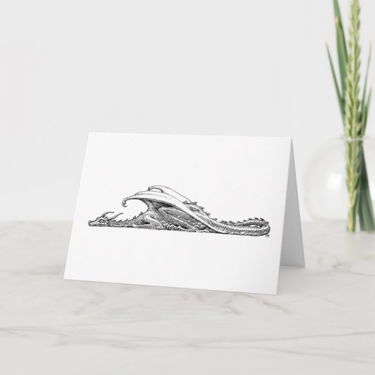 Sleeping Dragon Wenskaart Kaart (Voorkant)