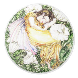 Sleeping Fairy Ceramic Knob Keramische Knop