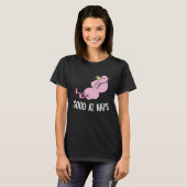Sleeping Flamingo Good At Naps Napping Flamingo Pa T-shirt (Voorkant volledig)