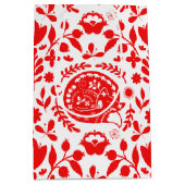 Sleeping Fox Folk Art Gift Bag Medium Cadeauzakje (Voorkant)