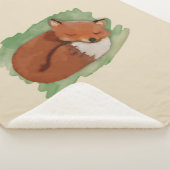 Sleeping Fox Sherpa Blanket Sherpa Deken (3/4)