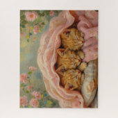 Sleeping Ginger Kittens Legpuzzel (Verticaal)