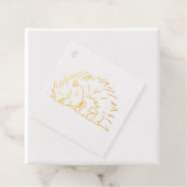 Sleeping Hedgehog Bedankjes Labels (Met doos)