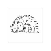 Sleeping Hedgehog Rubberstempel (Afrduk)