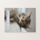 Sleeping Kitten Legpuzzel (Horizontaal)