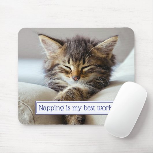 Sleeping Kitten Muismat (Met muis)