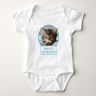 Sleeping Kitten Romper