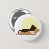 Sleeping Kitten Ronde Button 5,7 Cm (Voorkant /achterkant)