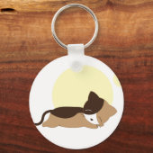 Sleeping Kitten Sleutelhanger (Voorkant)