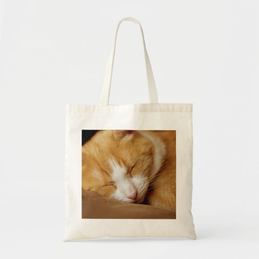 Sleeping Kitten Tote Bag (Voorkant)