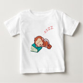 Sleeping Monkey T-Shirt / Bodysuit van Adiela Akoo (Voorkant)