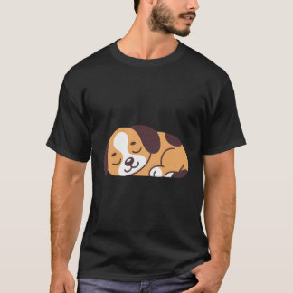 Sleeping Puppy Shirt – Schattige Ontspannen Hond O