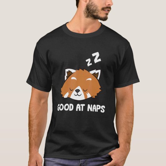 Sleeping Red Panda Good At Naps Napping Red Panda T-shirt (Voorkant)