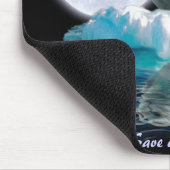 Sleeping Seal-Pup & Moon Wildlife Lover Mousepad Muismat (Hoek)